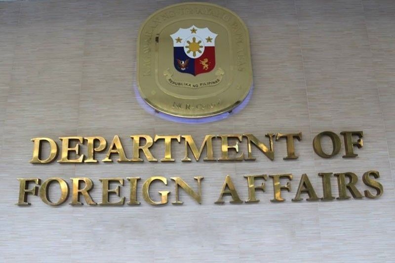 DFA Filipina menanggapi penangkapan warga Cina