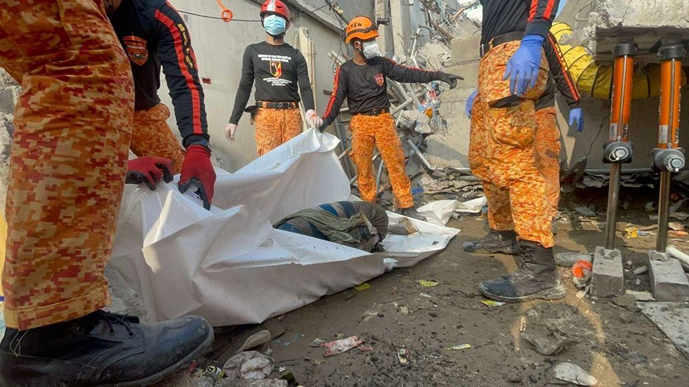 Gedung roboh di Angeles City menyebabkan lima korban tewas