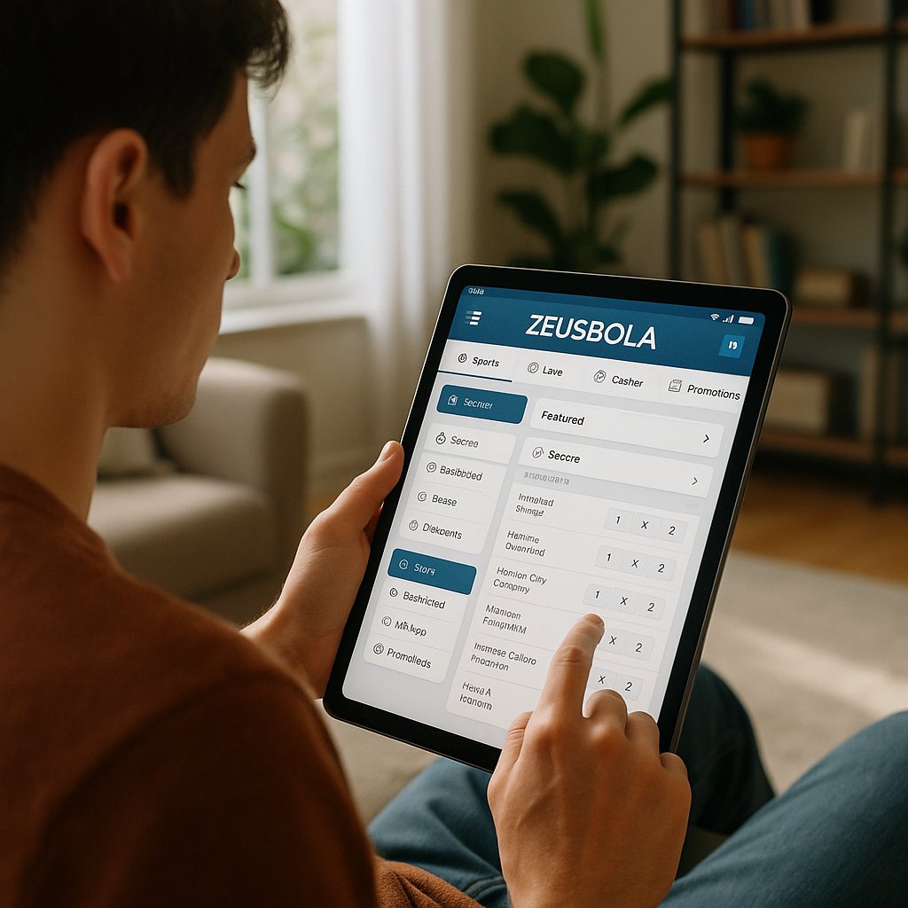 Zeusbola dengan Navigasi Ringan dan Mudah Digunakan
