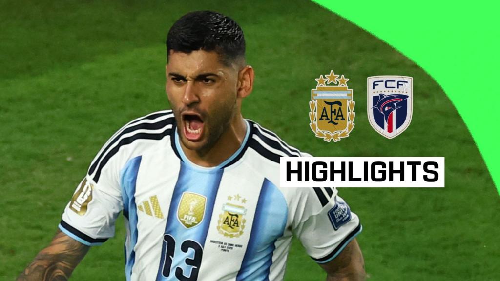 Pertandingan Argentina vs Cape Verde dalam perpanjangan waktu